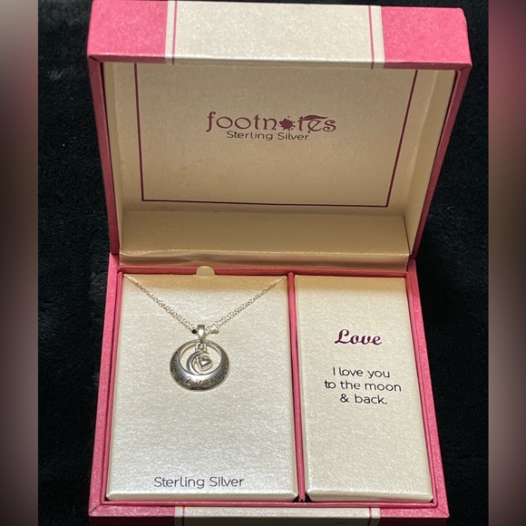 Footnotes | Jewelry | Footnotes Nwt Sterling Silver Pendant I Love You ...